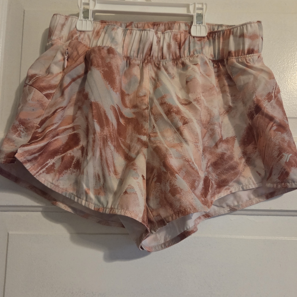 Old Navy Women's Pink and White Athletic Shorts